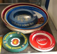 BAR TRAYS AND ASHTRAYS