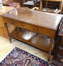 ANTIQUE MAHOGANY SOFA TABLE