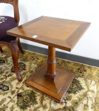 ANTIQUE SIDE CHAIR & END TABLE