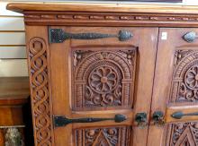 1920'S COURT CUPBOARD