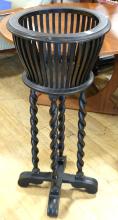 WALNUT PLANT STAND