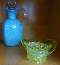 FIVE PIECES OF ART GLASS