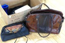EIGHT VINTAGE PURSES