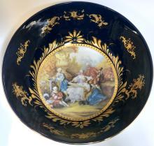 LIMOGES BOWL AND DISH