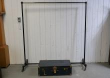 CLOTHES RACK AND TRUNK