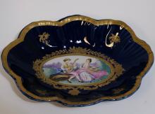 LIMOGES BOWL AND DISH