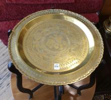 ASIAN BRASS TABLE