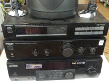 SPEAKER SET AND KENWOOD COMPONENTS