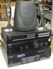 SPEAKER SET AND KENWOOD COMPONENTS