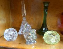 CANDLEHOLDERS, SCENT BOTTLES, ETC.