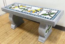 FIBREGLASS GARDEN BENCH