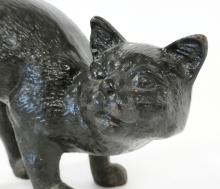 CAST IRON "BLACK CAT" DOORSTOP