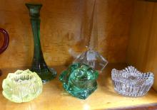 CANDLEHOLDERS, SCENT BOTTLES, ETC.