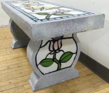 FIBREGLASS GARDEN BENCH