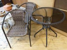 THREE-PIECE PATIO BISTRO SET