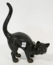 CAST IRON "BLACK CAT" DOORSTOP