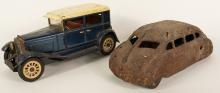 TWO VINTAGE TOY CARS