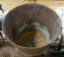 ANTIQUE COPPER COAL BUCKET