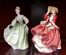 TWO ROYAL DOULTON FIGURINES