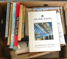 TWO BOX LOTS OF DECORATING AND ARCHITECTURE BOOKS
