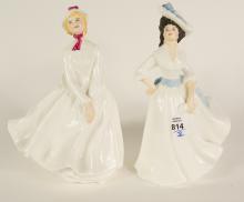 TWO DOULTON VANITY FAIR LADIES