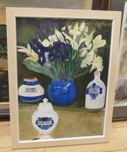 FOUR PIECES OF FRAMED ARTWORK