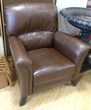 BROWN LEATHER RECLINER