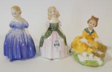 THREE ROYAL DOULTON FIGURINES