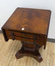 VICTORIAN DROP-LEAF WORK TABLE