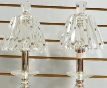 PAIR OF "CANDLESTICK" TABLE LAMPS