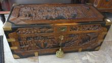CARVED CHINESE TRUNK