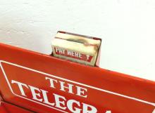 "THE TELEGRAM" NEWSPAPER BOX