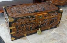 CARVED CHINESE TRUNK