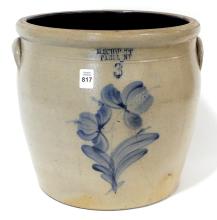 H. SCHULER STONEWARE CROCK