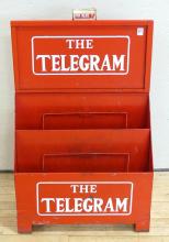 "THE TELEGRAM" NEWSPAPER BOX