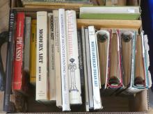 TWO BOX LOTS OF ART AND DECORATING BOOKS