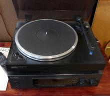 ROTEL TURNTABLE AND KENWOOD RECEIVER