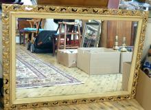 ANTIQUE GILTWOOD WALL MIRROR