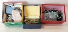 THREE BOXES OF FASHION JEWELLERY