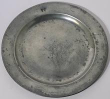 PEWTER PLATE