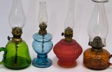 ANTIQUE OIL LAMPS