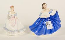 TWO SMALL DOULTON FIGURINES
