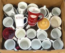 TIM HORTONS COFFEE MUGS AND TEAPOT