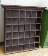 ANTIQUE "PIGEON HOLE" CABINET