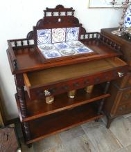 UNIQUE VICTORIAN SERVING CABINET