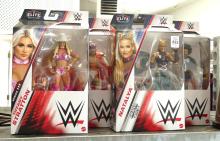 FOUR WWE "ELITE" WRESTLING FIGURES
