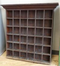 ANTIQUE "PIGEON HOLE" CABINET