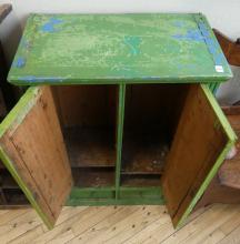 PRIMITIVE PAINTED CABINET