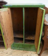 PRIMITIVE PAINTED CABINET