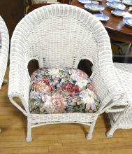 FOUR-PIECE WICKER SUNROOM SET